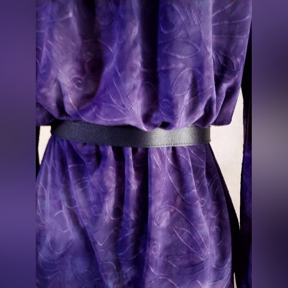 NAVY BELT WITH SILVER BUCKLE AND CHAIN - Picture 2 of 6